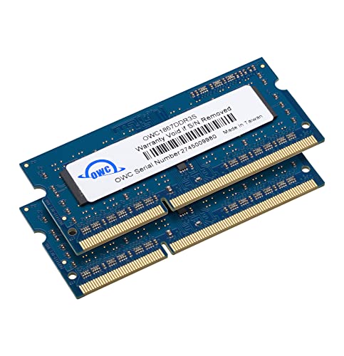 OWC 1867DDR3S16P - Memoria da 16GB DDR3 1867MHz, Modulo RAM (16GB, 2 x 8 GB, DDR3, 1867 MHz, 204-pin SO-DIMM)