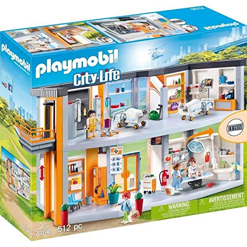 Playmobil City Life 70190 - Grande Ospedale, dai 4 anni