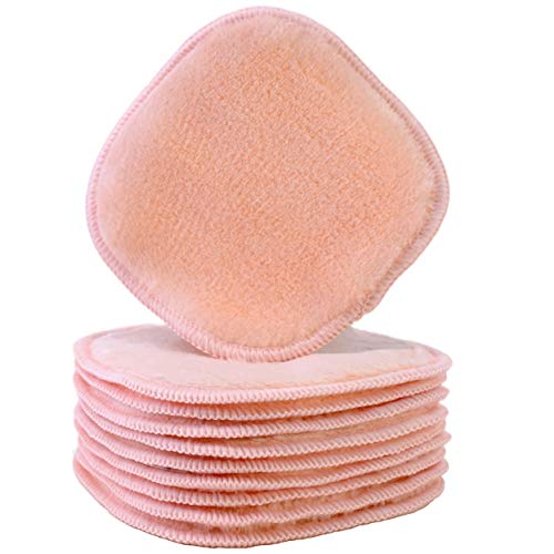 Polyte - panno premium per rimuovere il trucco pulizia viso - in microfibra di pile - privo di agenti chimici ed ipoallergenico 10 pezzi (13 x 13 cm, Rosa)