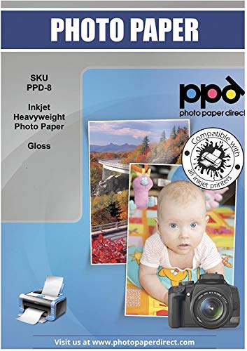 PPD A4 100 Fogli 260g Carta Fotografica Lucida Per Stampanti Ad Inchiostro Inkjet - PPD-8-100