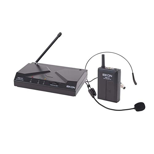 Proel EIKON WM101HV2 - Radio Microfono ad Archetto wireless a frequenza fissa con archetto per canto, sport fitness, karaoke e presentazioni, Nero (EIKON WM101HV2)