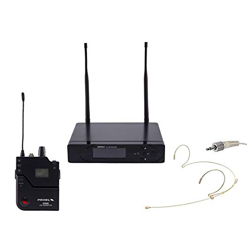 Proel RMW821H - Sistema Microfonico Professionale Wireless UHF Dual...