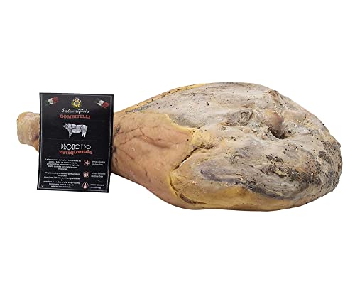 Prosciutto Crudo Semidolce con Osso | prosciutto intero da 7,5 kg | Salumificio Artigianale Gombitelli - Toscana