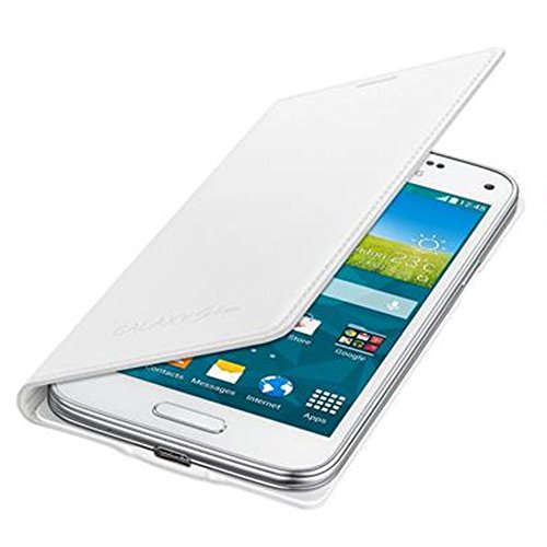 Samsung EF-FG800BWEGWW Flip Cover per Galaxy S5 Mini, Bianco...