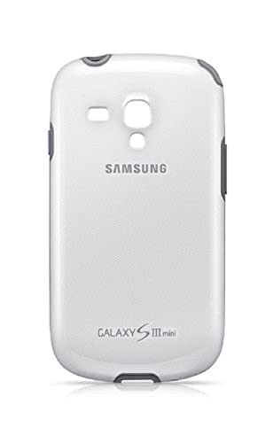 Samsung EFC-1M7BWEGSTD Protective Cover per Galaxy S3 Mini, Bianco