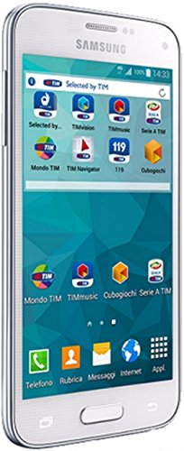 Samsung G800 Galaxy S5 Mini Smartphone, 16 GB, Marchio TIM, Bianco ...