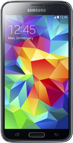 Samsung Galaxy S5 Smartphone, Display 5.1 Pollici, Processore Quad-Core 2,5 GHz, RAM 2GB, Memoria Fotocamera 16MP, Android 4.4, Nero [Germania]