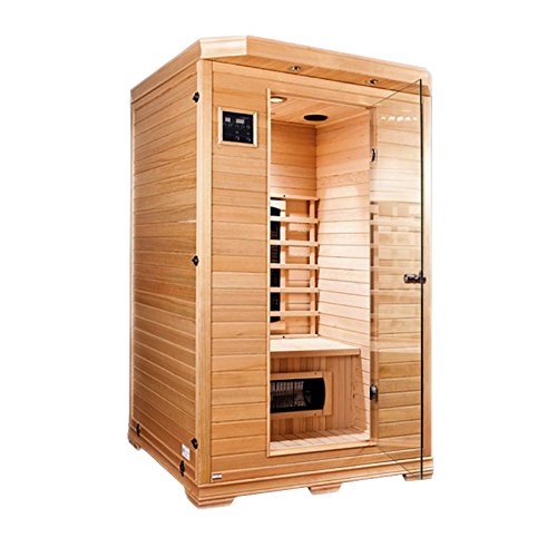 Sauna a raggi infrarossi GRENADA da 2 posti - Canadian Hemlock