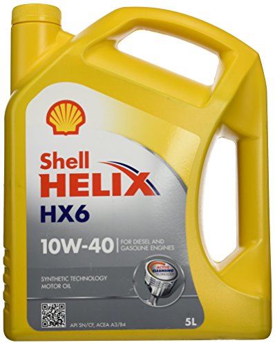 Shell Helix HX6 10W40 550040099 Olio Motore, 5 l