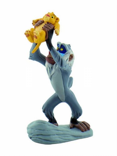 Simba Bullyland 12256-Figura, Walt Disney Lion King-Rafiki, Circa 10 cm di Altezza, Figura Dipinta a Mano, Senza PVC, per Bambini per Il Gioco immaginativo, Multicolore, 6 x 4 x 10cm, 12256