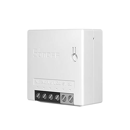 SONOFF MINIR2 Interruttore WiFi Wireless intelligente 2-Way per Smart Home, Funziona con Alexa,Google Home Assistant