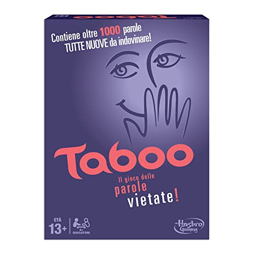 Taboo (Gioco in Scatola Hasbro Gaming, Versione in Italiano) per Quattro o più Giocatori da 13 Anni in su