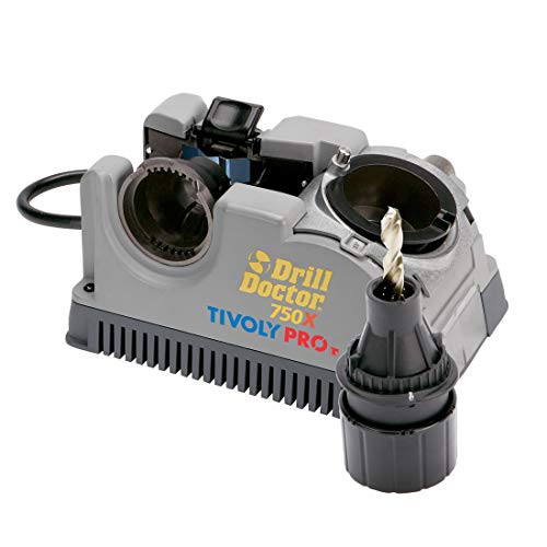 Tivoly Drill Doctor 750 – Affilatrice per punte, da 2,5 a 19 mm, punta 118º 135°