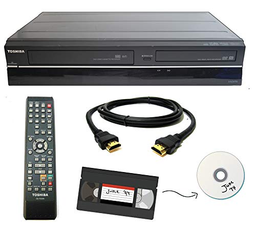 Toshiba VHS a DVD Registratore VCR Combo w telecomando, HDMI