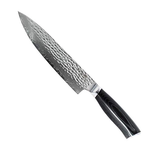 Totiko Japan Knives, Coltello da Cucina Giapponese Professionale, per Carne, Pesce e Verdure - Chef Knife MARTELLATO TOGUGAWA 20 CM - 8 inch