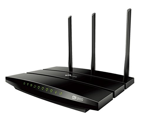 TP-Link Archer C1200 Gigabit Router Wi-Fi Dual Band AC1200 Wireless, 5 Porte Gigabit, 1 Porta USB, Tasto WPS, IPTV, Cloud Support, VPN Server, IPv6, Guest Network