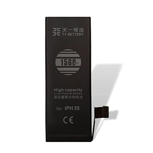 [TY BETTERY] Batteria compatibile con iPhone 5S da 1560 mAh   A1428, A1429, A1442   Garanzia 24 mesi