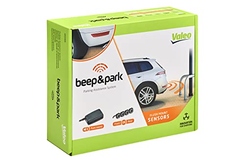 VALEO Beep & Park, 632203, Kit di Assistenza al Parcheggio con 4 Sensori, Montaggio Anteriore o Posteriore