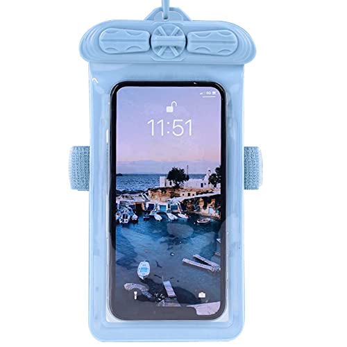 Vaxson Custodia Cellulare Blu, compatibile con Elephone S7 Mini, Cover Impermeabile Waterproof Case Pouch [Non Pellicola Protettiva ] Nuovo