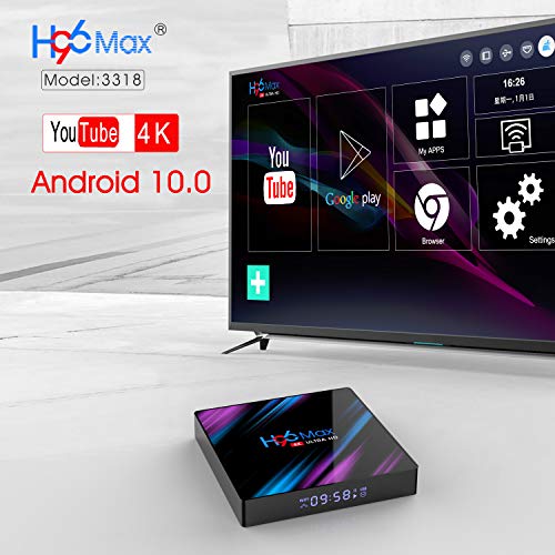 Xilibod H96 MAX TV Box Android 10.0 4GB RAM 32GB ROM, Penta-Core Ma...