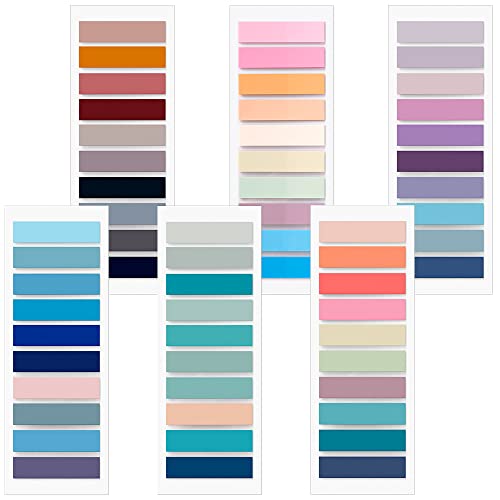 1200 pezzi Segnapagina Adesivi Blocchetti Memo Adesivi Segnapagina Colorati Segnalibri Adesivi Colorati