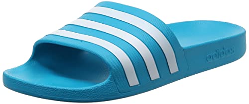 adidas Adilette Aqua, Infradito Unisex-Adulto, Solar Blue Footwear White Solar Blue, 46 EU