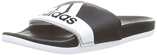 adidas Adilette Comfort, Infradito Unisex-Adulto, Nero Bianco (Negbás Ftwbla Ftwbla), 39 EU