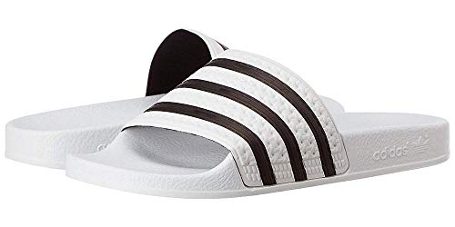 Adidas Adilette, Pantofole Uomo, White Core Black White, 44.5 EU