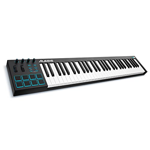 Alesis V61 - Tastiera Controller MIDI USB a 61 Tasti con 8 Pad Retr...