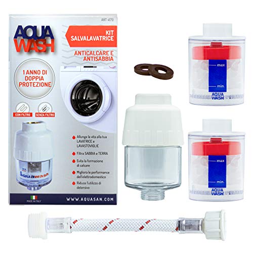 Aquasan Aquawash KIT - Filtro Anticalcare Per Lavatrice e Lavastovi...