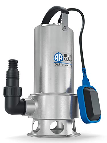 AR Blue Clean ARUP 1100XD Pompa Immersione per Acque Scure, 1.100 W, Portata massima 16.500 l h, Prevalenza massima 10.5 m