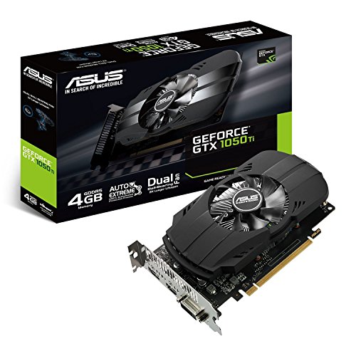 Asus GeForce GTX 1050TI PH-GTX1050TI-4G Scheda Grafica da 4 GB, DDR...