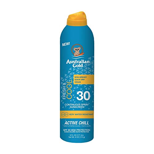 Australian Gold Fresh & Cool Continuous Spray Sunscreen Spf30 177 M...