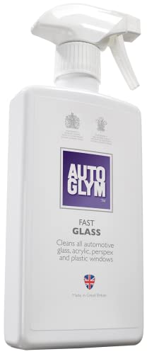 Autoglym Fast Glass Lavavetri Auto 500ml - Spray Pulente Per Cristalli, Specchi, Fanali e Componenti di Plastica Esterni e Interni