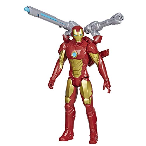 Avengers - Iron Man (Action Figure 30cm con Blaster Titan Hero Blast Gear)