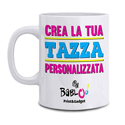 Babloo Tazza Mug Personalizzata con Foto, Logo, Grafica o Testo Per...