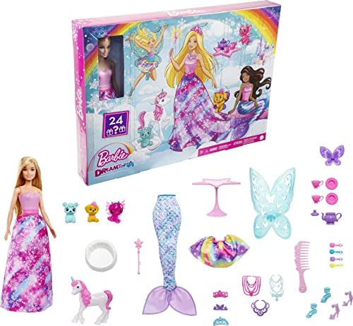 Barbie Dreamtopia - Calendario dell’Avvento, tanti regali per 25 ...
