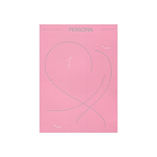 Big Hit Entertainment BTS Album Map of The Soul : Persona (Version 4) CD+Photobook+Mini Book+Photocard+Postcard+Photo Film+(Extra BTS 6 Photocards+1 Double-Sided Photocard+Logo Sticker)
