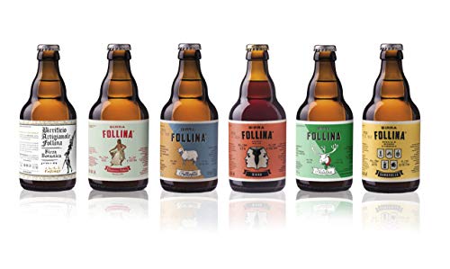 Birra Follina - Box Degustazione 6 Birre Artigianali non filtrate e...