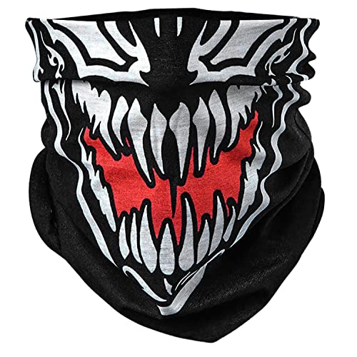 BlackNugget Venom Ghost Ninja carnevale carnevale carnevale carnevale maschera facciale maschera facciale sciarpa passamontagna passamontagna funzionale cappuccio cappuccio cappuccio copricapo