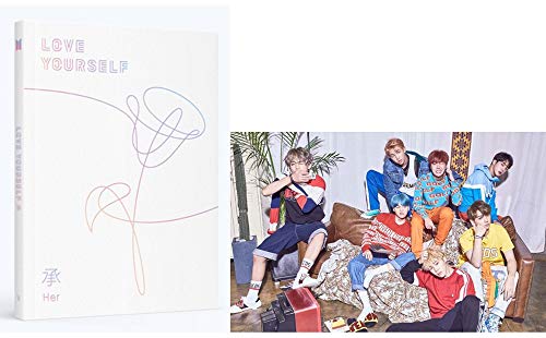 BTS Love Yourself Her (V Version) Album Bangtan Boys CD+Poster+Phot...