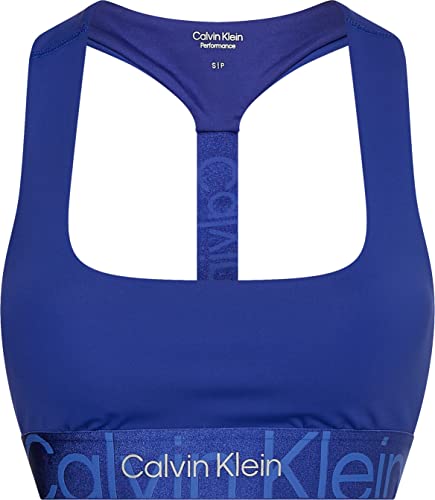 Calvin Klein Medium Support Sport Top Bra 00GWF2K154, Blu (CMB), M