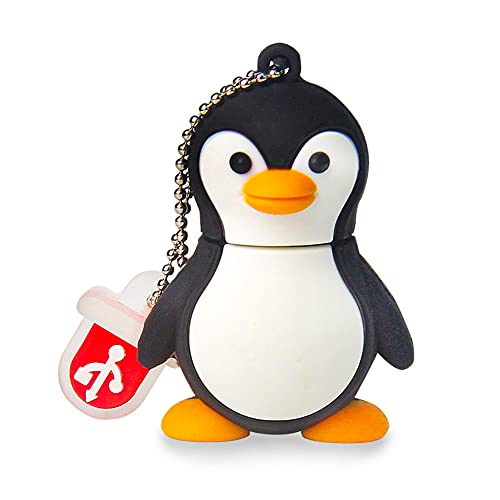Chiavetta USB 64GB Modello di Pinguino Carino Pendrive USB 2.0 Memoria Flash Drive per Archiviazione Dati Esterna