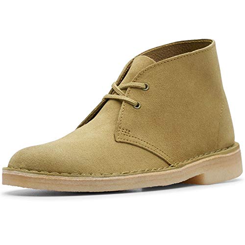 Clarks Originals Boot, Stivali Desert Boots Donna, Verde (Khaki Suede Khaki Suede), 37 EU
