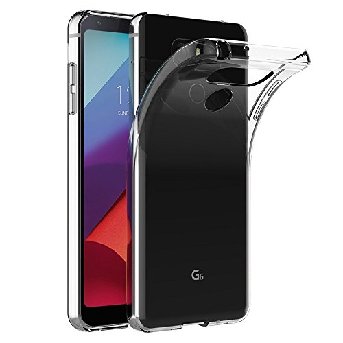 Custodia per LG G6   G6 Plus (5,7 Pollici) MaiJin Morbido TPU Cover Cristallo di rocca Trasparente Anti Scivolo Protezione Posteriore Cover