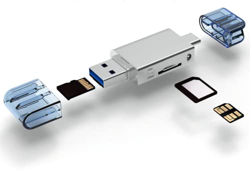 CY Scheda di memoria nano da USB-C   USB 2.0 a NM e lettore di schede micro SD TF per Huawei Phone