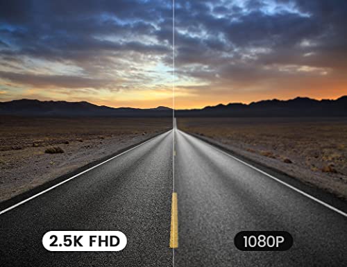 Dash Cam WiFi GKU Telecamera per Auto Full HD 2.5K 1600P e Super Vi...