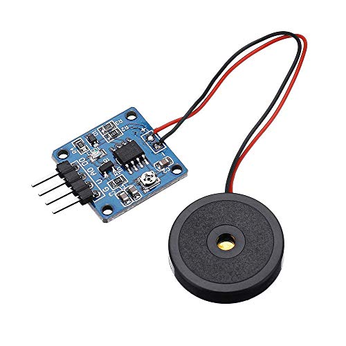 DollaTek 5V Uscita Livello Ttl Modulo Interruttore sensore di Vibrazione a Pellicola piezoelettrica per Arduino