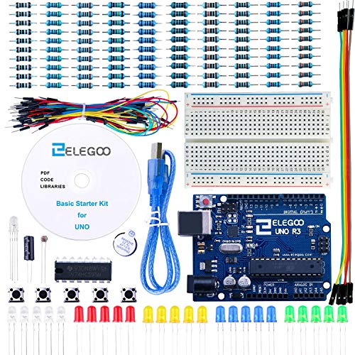 ELEGOO Progetto Starter Kit Basic per Principianti con Tutorial in Italiano Learning Kit di Apprendimento Compatibile con Arduino IDE