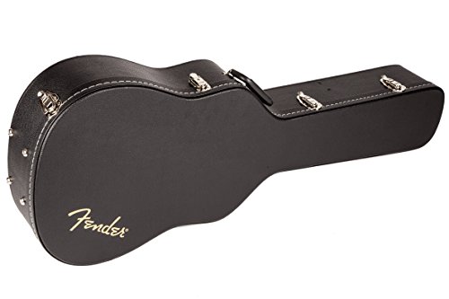 Fender Flat-Top Dreadnought Acoustic Guitar Case Custodia In Legno Per Chitarra Acustica - Colore Nero